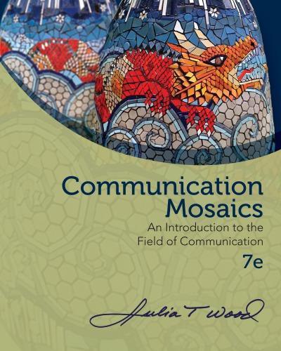 Communication Mosaics An Introduction To The Field Of Communication 7Th