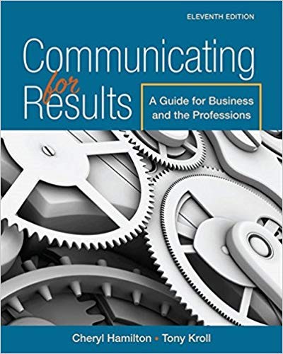 Communicating for Results A Guide for Business and the Professions 11th