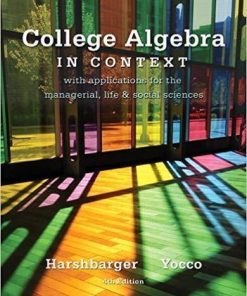 College Algebra In Context 4Th