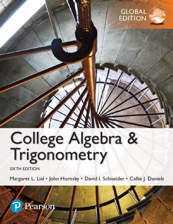 College Algebra and Trigonometry 6th 6E