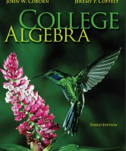 College Algebra 3rd 3E John Coburn