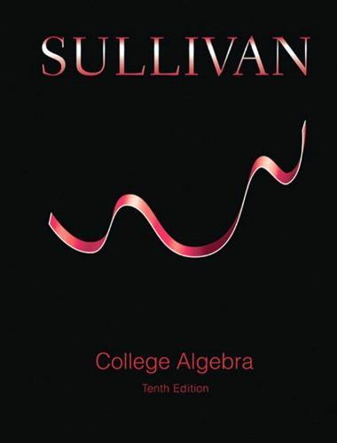 College Algebra 10Th