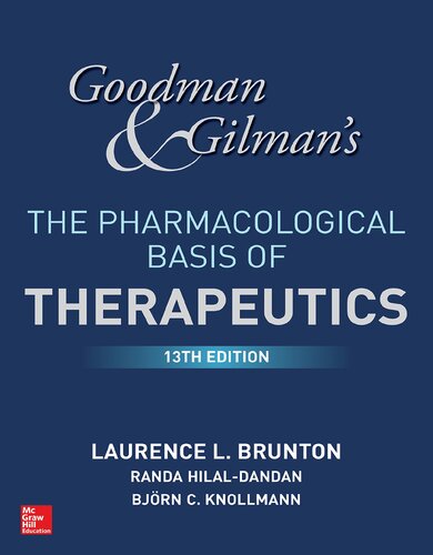 Goodman ampamp Gilman8217s The Pharmacological Basis of Therapeutics