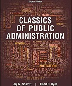 Classics Of Public Administration 8Th