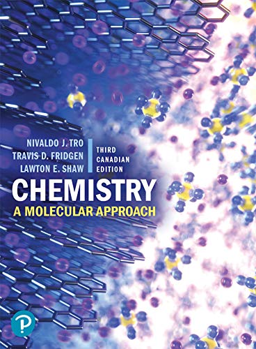Chemistry A Molecular Approach Third 3rd Canadian