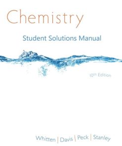 Chemistry 10th 10E Kenneth Whitten