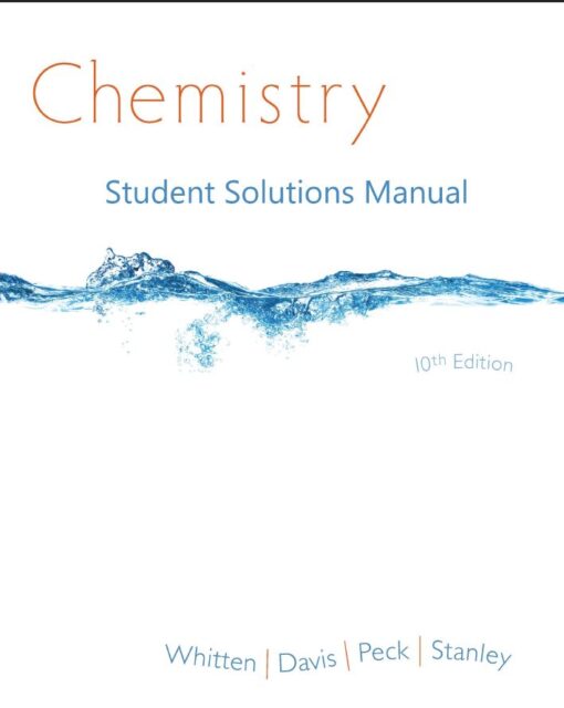 Chemistry 10th 10E Kenneth Whitten