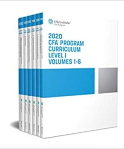 CFA Program Curriculum 2020 Level I Volumes 16 Box Set CFA Curriculum 2020