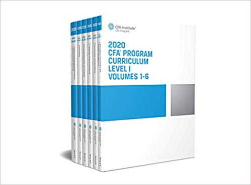 CFA Program Curriculum 2020 Level I Volumes 16 Box Set CFA Curriculum 2020