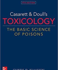 Casarett 038 Doull8217s Toxicology The Basic Science of Poisons 9th