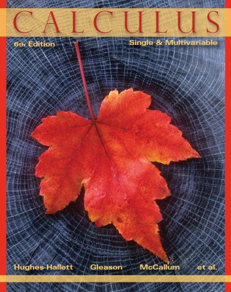 Calculus Single and Multivariable 6th 6E HughesHallett