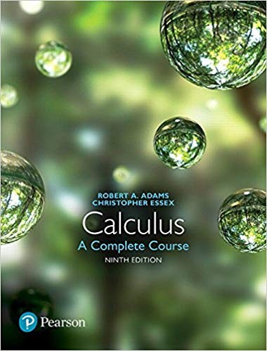 Calculus A Complete Course 9th by Robert A Adams