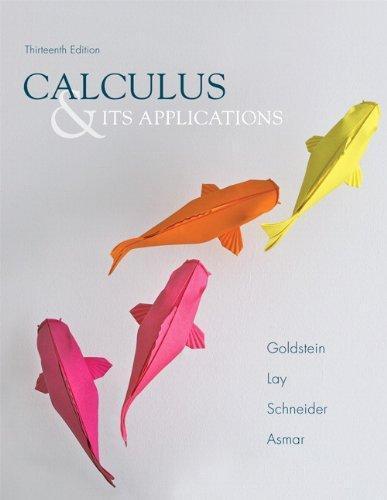 Calculus Its Applications 13Th