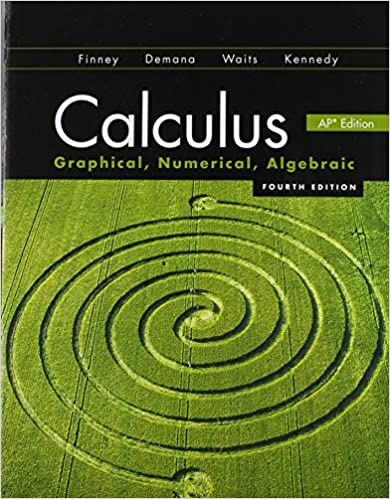 Calculus Graphical Numerical Algebraic 4Th