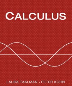 Calculus 1st 1E Laura Taalman Peter Kohn