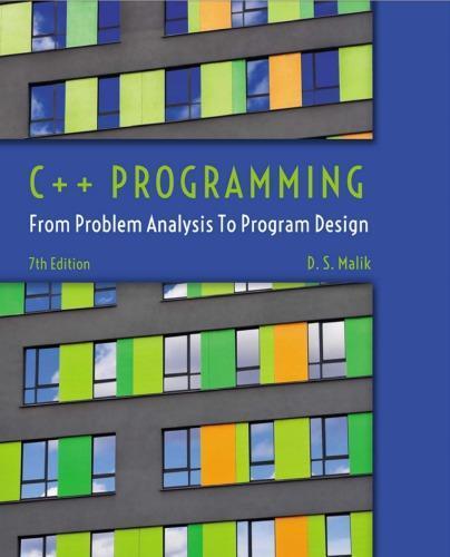 C Programming From Problem Analysis To Program Design 7Th
