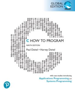 C How to Program 9th 9E Deitel Paul Deitel Harvey