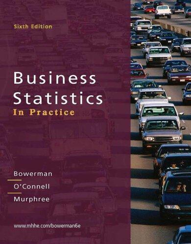 Business Statistics In Practice 6Th