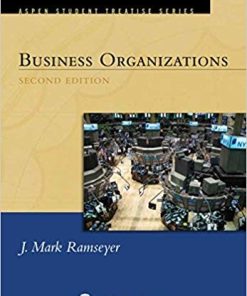 Business Organizations Aspen Student Treatise Series 2nd