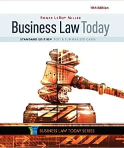 Business Law Today Standard Text 038 Summarized Cases 11th