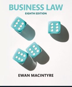 Business Law 8th 8E Ewan MacIntyre