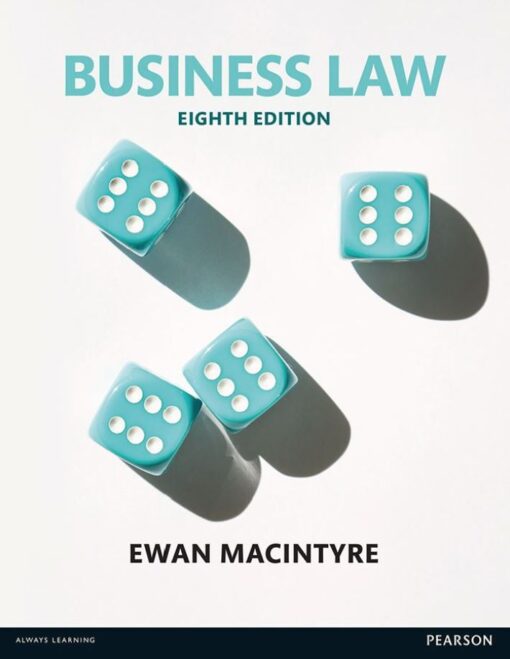 Business Law 8th 8E Ewan MacIntyre