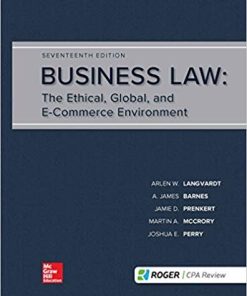 Business Law 17th by Arlen Langvardt