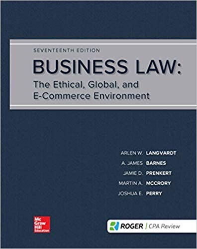 Business Law 17th by Arlen Langvardt