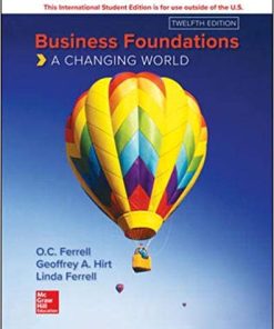 Business Foundations A Changing World 12th