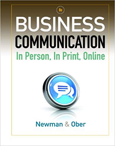 Business Communication In Person In Print Online 8th