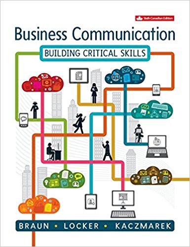 Business Communication Building Critical Skills 6th Canadian
