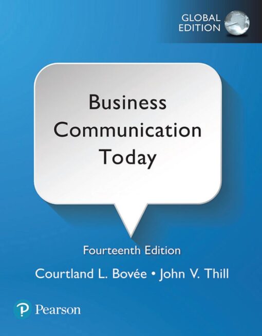 Business Communication Today 14th 14E