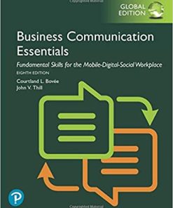 Business Communication Essentials Fundamental Skills for the MobileDigitalSocial Workplace Global 8th