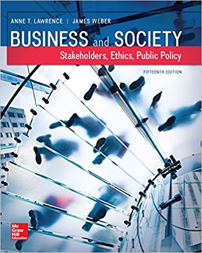 Business and Society Stakeholders Ethics Public Policy 15th