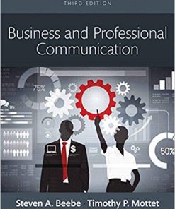 Business and Professional Communication 3rd by Steven A Beebe
