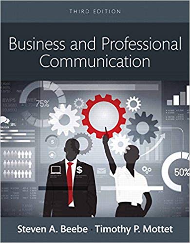 Business and Professional Communication 3rd by Steven A Beebe