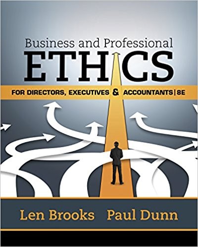 Business 038 Professional Ethics for Directors Executives 038 Accountants 8th
