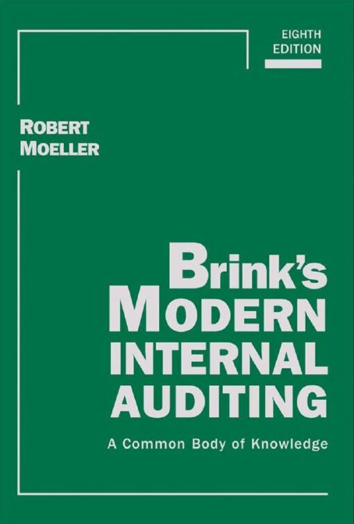 Brink8217s Modern Internal Auditing 8th 8E