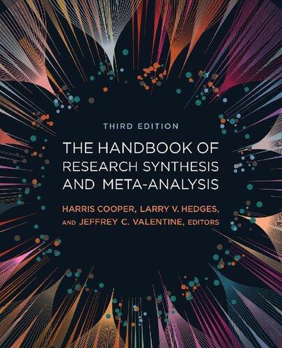 The Handbook Of Research Synthesis And Meta Analysis 3Rd