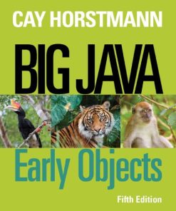 Big Java 5th 5E Cay Horstmann