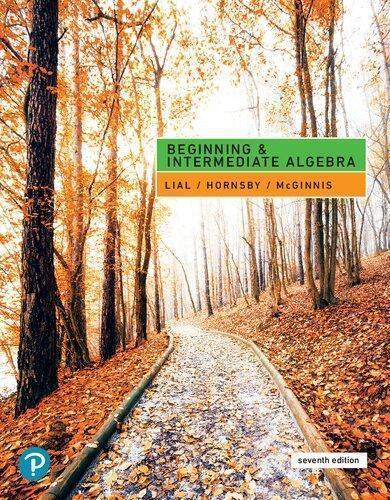 Beginning And Intermediate Algebra 7Th
