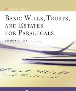 Basic Wills Trusts And Estates For Paralegals 7Th