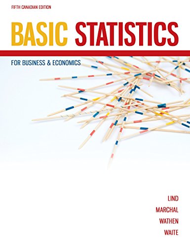 Basic Statistics for Business 038 Economics 5th Canadian
