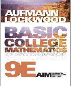 Basic College Mathematics An Applied Approach 9Th