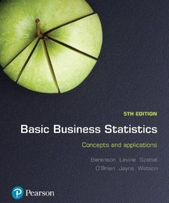 Basic Business Statistics Concepts And Applications 5Th