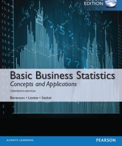 Basic Business Statistics 13th 13E Berenson