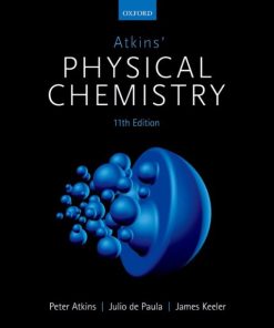 Atkins8217 Physical Chemistry 11th 11E Peter Atkins