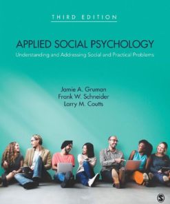 Applied Social Psychology 3rd 3E Frank Schneider