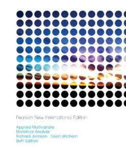 Applied Multivariate Statistical Analysis 6Th