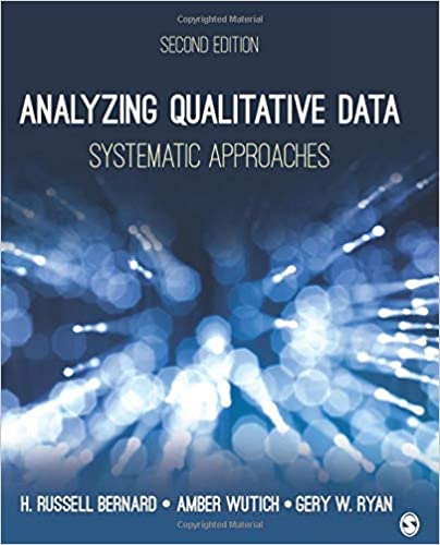 Analyzing Qualitative Data Systematic Approaches 2Nd